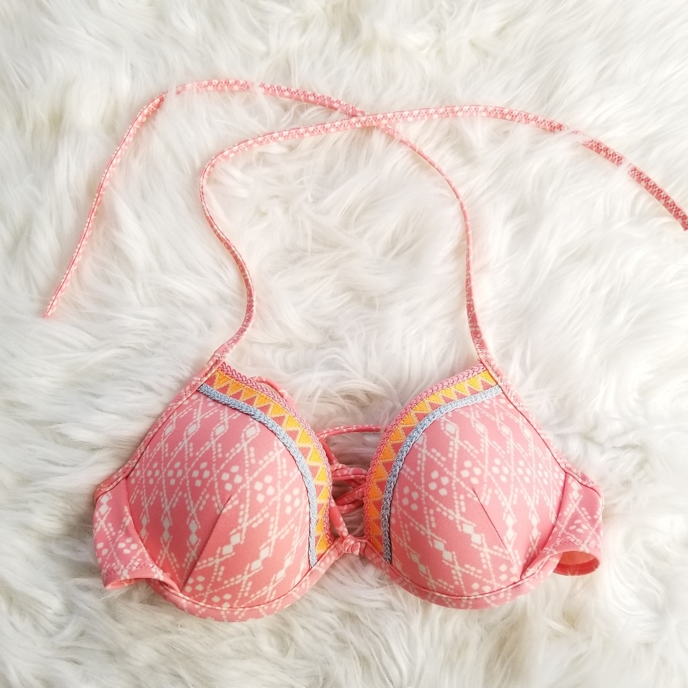 Victoria's Secret Padded Swim Bikini Top 34A